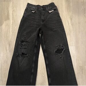 BDG Distressed Black Women's Skater Jeans